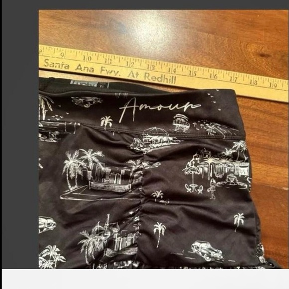 Lucky in Love Black and Pink Mini Skirt - Picture 7 of 7